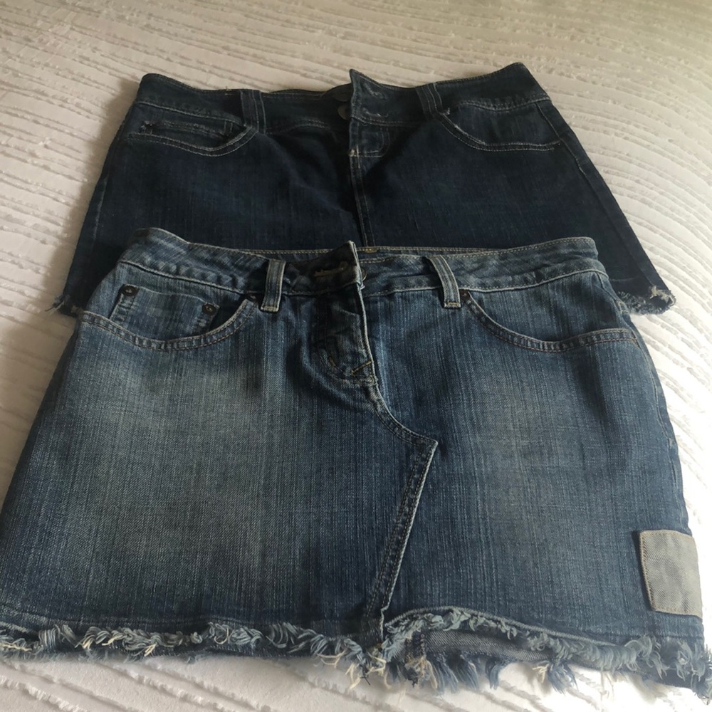 Demin skirts